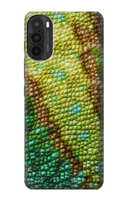 W3057 Lizard Skin Graphic Printed Hard Case and Leather Flip Case For Motorola Moto G71 5G