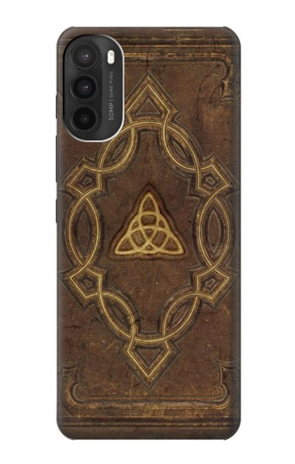 W3219 Spell Book Cover Hard Case and Leather Flip Case For Motorola Moto G71 5G