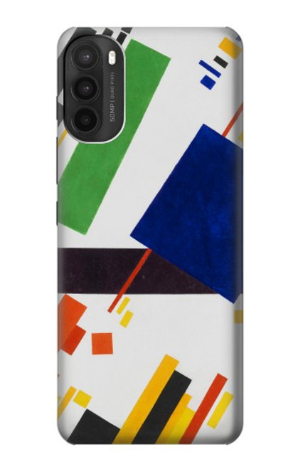 W3343 Kazimir Malevich Suprematist Composition Hard Case and Leather Flip Case For Motorola Moto G71 5G