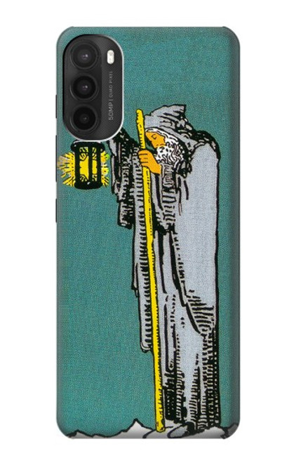 W3741 Tarot Card The Hermit Hard Case and Leather Flip Case For Motorola Moto G71 5G