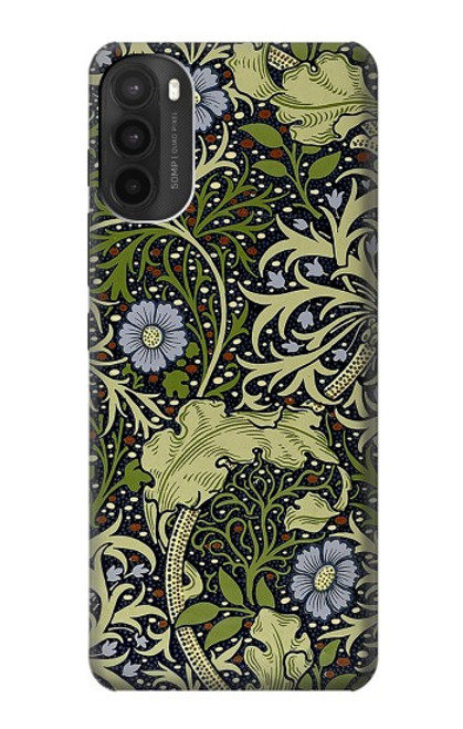 W3792 William Morris Hard Case and Leather Flip Case For Motorola Moto G71 5G