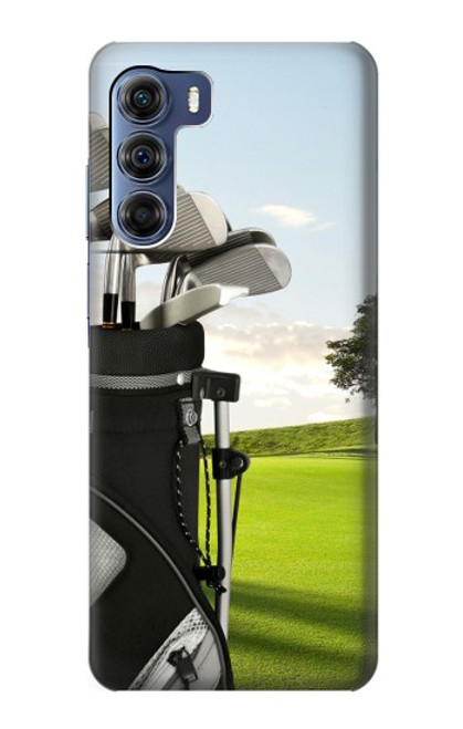 W0067 Golf Hard Case and Leather Flip Case For Motorola Edge S30