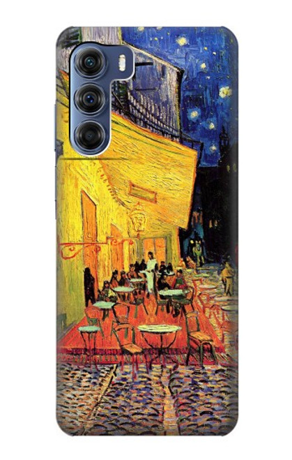 W0929 Van Gogh Cafe Terrace Hard Case and Leather Flip Case For Motorola Edge S30