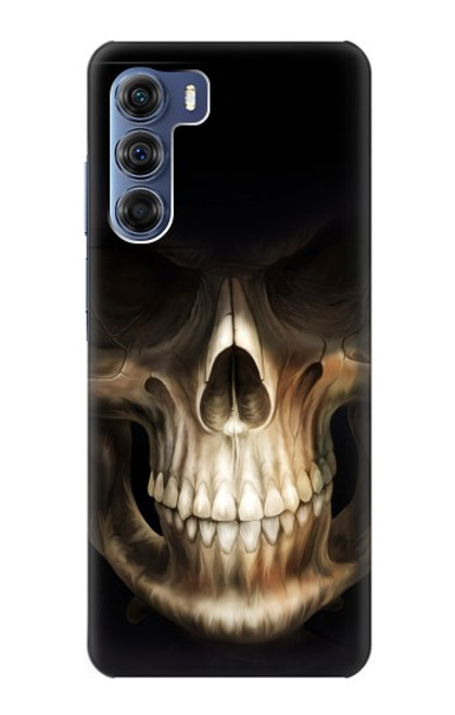 W1107 Skull Face Grim Reaper Hard Case and Leather Flip Case For Motorola Edge S30