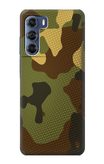 W1602 Camo Camouflage Graphic Printed Hard Case and Leather Flip Case For Motorola Edge S30