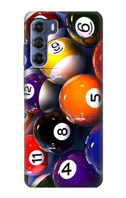 W2238 Billiard Pool Ball Hard Case and Leather Flip Case For Motorola Edge S30