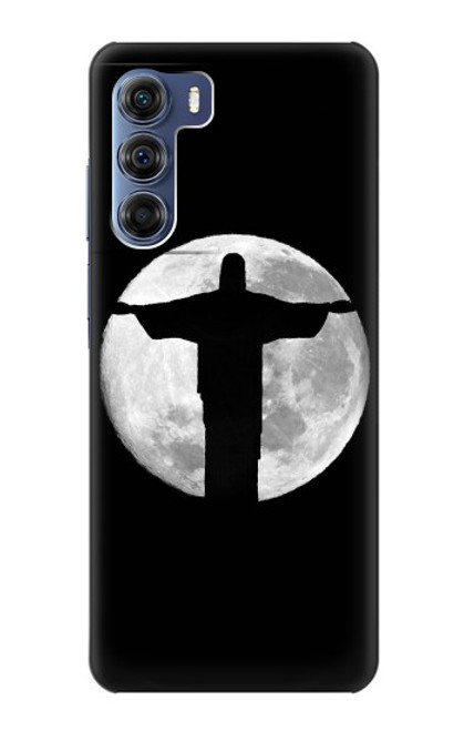 W2511 Jesus Statue Christ Rio de Janeiro Hard Case and Leather Flip Case For Motorola Edge S30