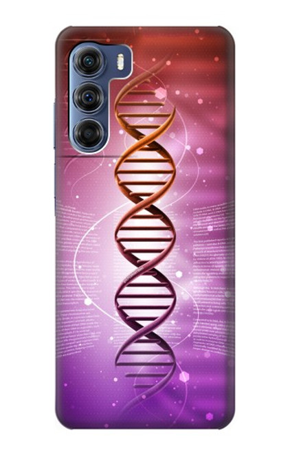 W2573 Dna Genetic Code Hard Case and Leather Flip Case For Motorola Edge S30