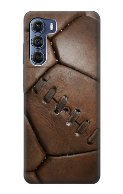 W2661 Leather Soccer Football Graphic Hard Case and Leather Flip Case For Motorola Edge S30