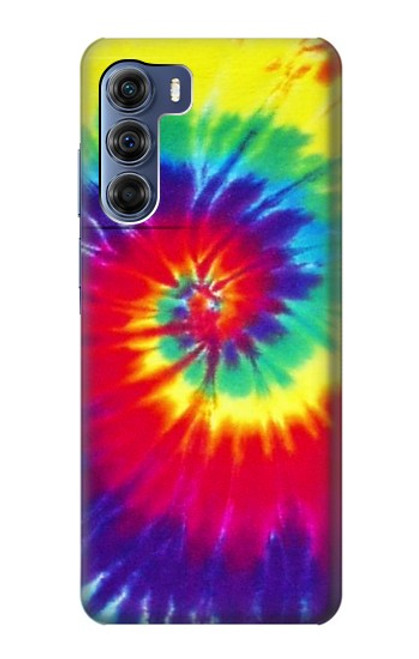 W2884 Tie Dye Swirl Color Hard Case and Leather Flip Case For Motorola Edge S30