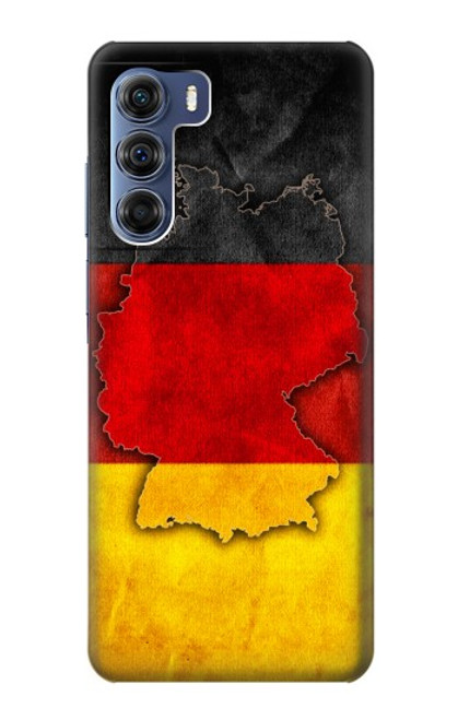 W2935 Germany Flag Map Hard Case and Leather Flip Case For Motorola Edge S30