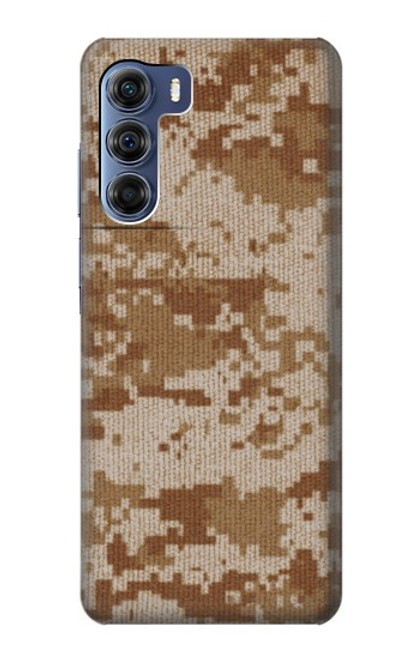 W2939 Desert Digital Camo Camouflage Hard Case and Leather Flip Case For Motorola Edge S30