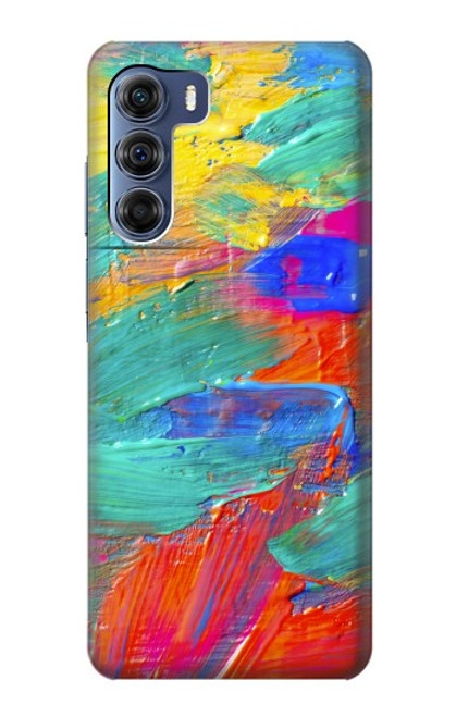 W2942 Brush Stroke Painting Hard Case and Leather Flip Case For Motorola Edge S30