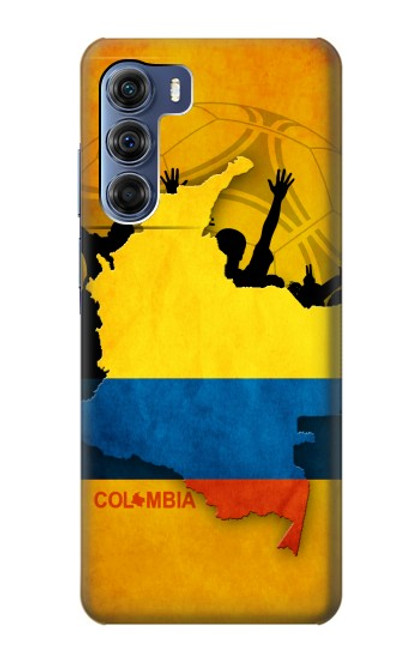 W2996 Colombia Football Soccer Hard Case and Leather Flip Case For Motorola Edge S30