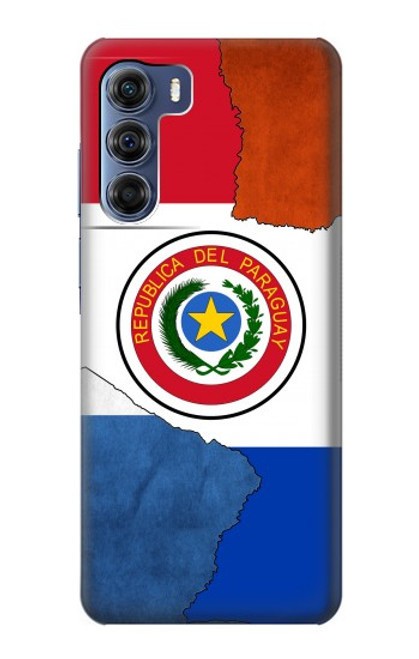 W3017 Paraguay Flag Hard Case and Leather Flip Case For Motorola Edge S30