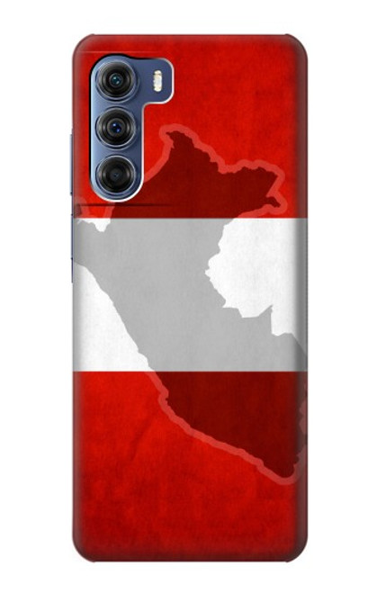 W3018 Peru Flag Hard Case and Leather Flip Case For Motorola Edge S30