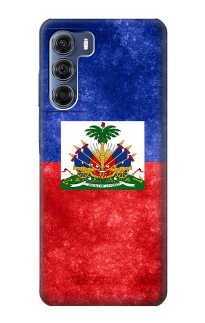 W3022 Haiti Flag Hard Case and Leather Flip Case For Motorola Edge S30