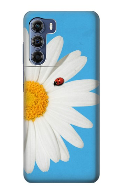 W3043 Vintage Daisy Lady Bug Hard Case and Leather Flip Case For Motorola Edge S30