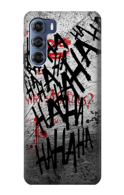 W3073 Joker Hahaha Blood Splash Hard Case and Leather Flip Case For Motorola Edge S30