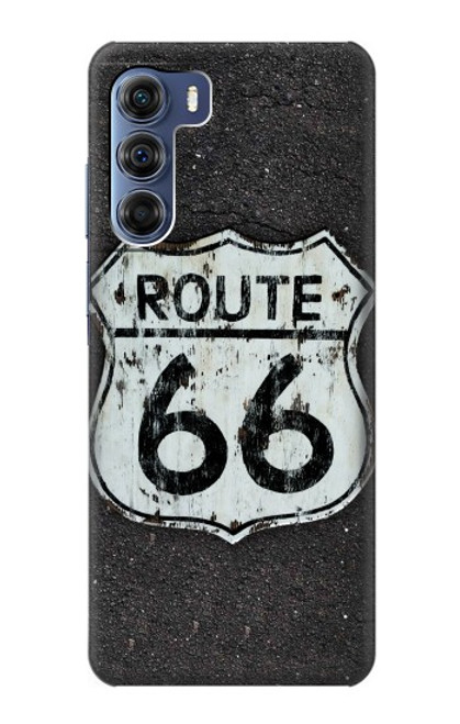 W3207 Route 66 Sign Hard Case and Leather Flip Case For Motorola Edge S30