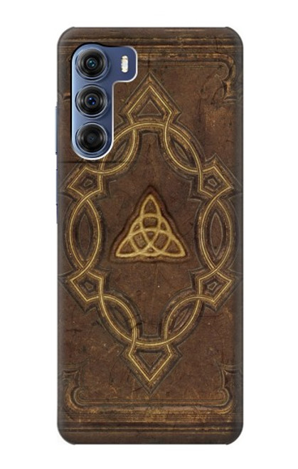 W3219 Spell Book Cover Hard Case and Leather Flip Case For Motorola Edge S30