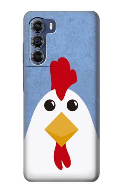 W3254 Chicken Cartoon Hard Case and Leather Flip Case For Motorola Edge S30