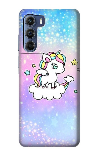 W3256 Cute Unicorn Cartoon Hard Case and Leather Flip Case For Motorola Edge S30