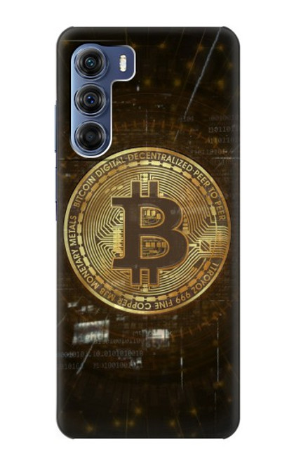 W3798 Cryptocurrency Bitcoin Hard Case and Leather Flip Case For Motorola Edge S30