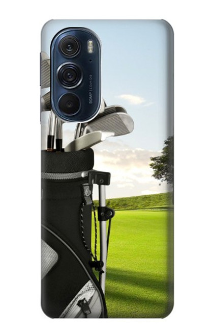 W0067 Golf Hard Case and Leather Flip Case For Motorola Edge X30