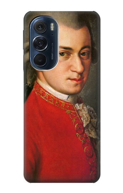 W0492 Mozart Hard Case and Leather Flip Case For Motorola Edge X30