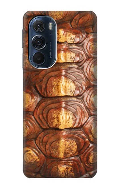 W0579 Turtle Carapace Hard Case and Leather Flip Case For Motorola Edge X30