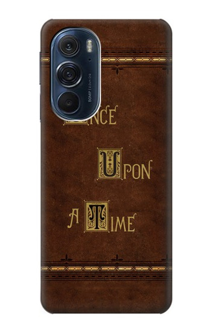 W2643 Once Upon A Time Book Hard Case and Leather Flip Case For Motorola Edge X30