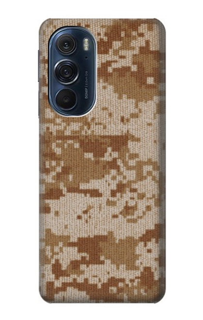 W2939 Desert Digital Camo Camouflage Hard Case and Leather Flip Case For Motorola Edge X30