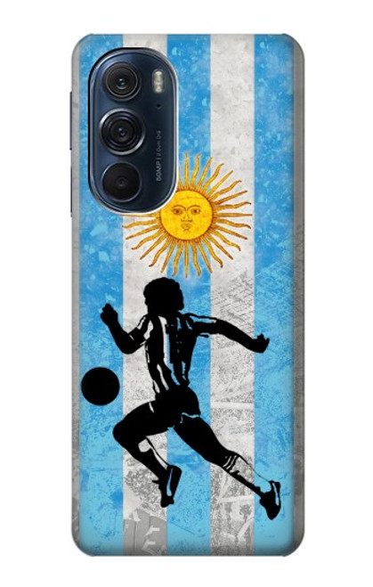 W2977 Argentina Football Soccer Hard Case and Leather Flip Case For Motorola Edge X30