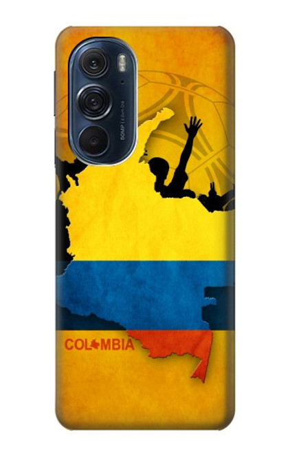 W2996 Colombia Football Soccer Hard Case and Leather Flip Case For Motorola Edge X30