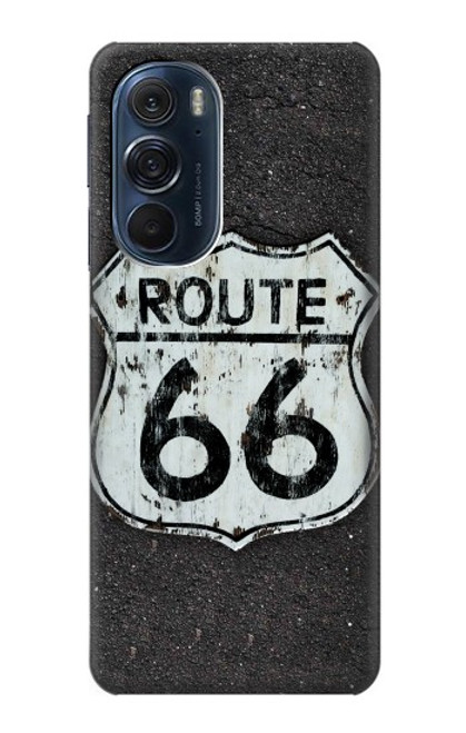 W3207 Route 66 Sign Hard Case and Leather Flip Case For Motorola Edge X30