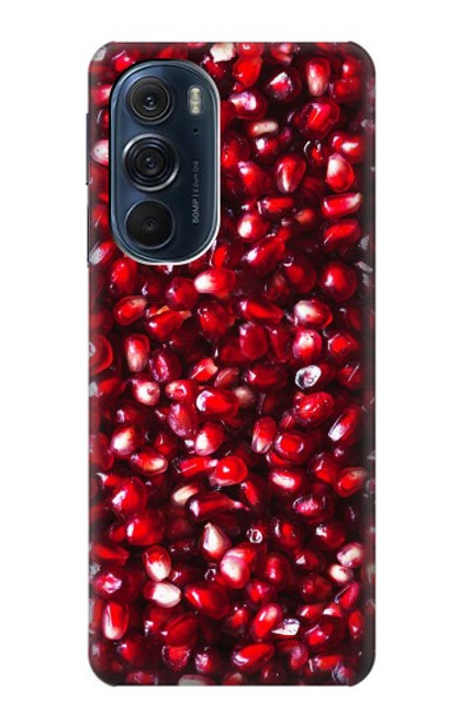 W3757 Pomegranate Hard Case and Leather Flip Case For Motorola Edge X30