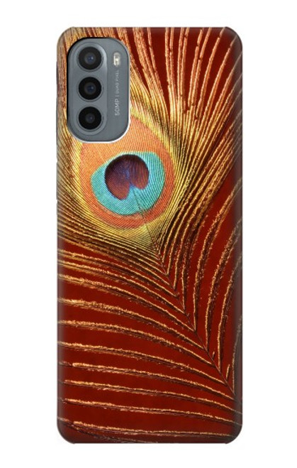 W0512 Peacock Hard Case and Leather Flip Case For Motorola Moto G31