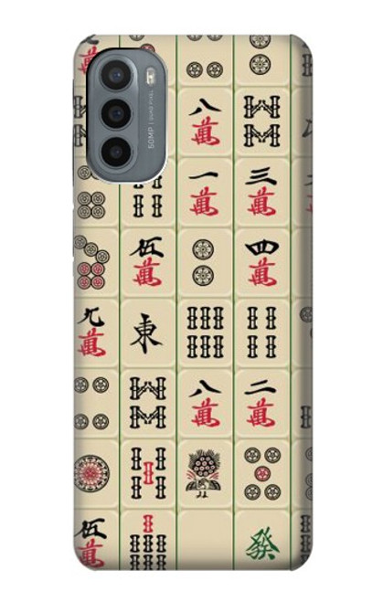 W0802 Mahjong Hard Case and Leather Flip Case For Motorola Moto G31