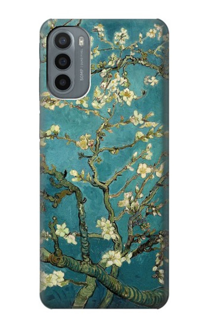 W0842 Blossoming Almond Tree Van Gogh Hard Case and Leather Flip Case For Motorola Moto G31