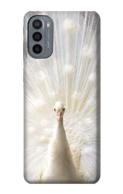 W1980 White Peacock Hard Case and Leather Flip Case For Motorola Moto G31