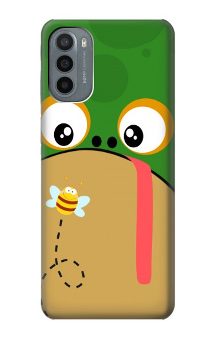 W2765 Frog Bee Cute Cartoon Hard Case and Leather Flip Case For Motorola Moto G31