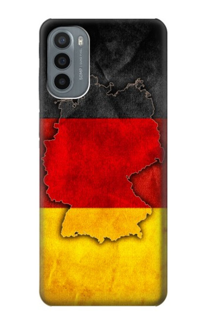 W2935 Germany Flag Map Hard Case and Leather Flip Case For Motorola Moto G31