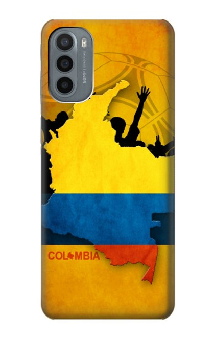 W2996 Colombia Football Soccer Hard Case and Leather Flip Case For Motorola Moto G31