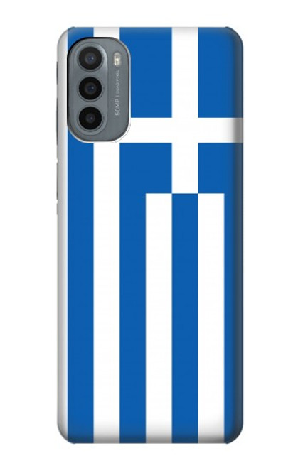 W3102 Flag of Greece Hard Case and Leather Flip Case For Motorola Moto G31