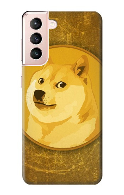 W3826 Dogecoin Shiba Hard Case and Leather Flip Case For Samsung Galaxy S21 5G