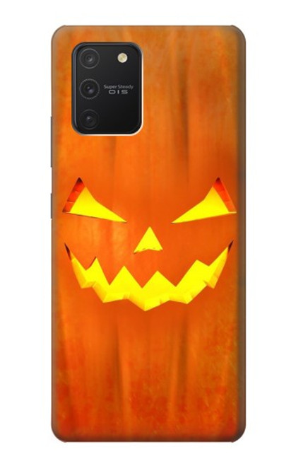 W3828 Pumpkin Halloween Hard Case and Leather Flip Case For Samsung Galaxy S10 Lite