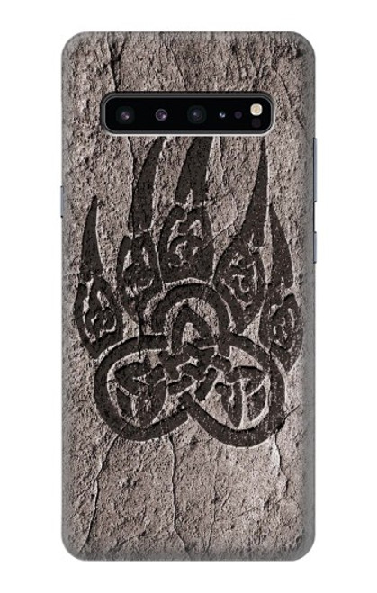 W3832 Viking Norse Bear Paw Berserkers Rock Hard Case and Leather Flip Case For Samsung Galaxy S10 5G