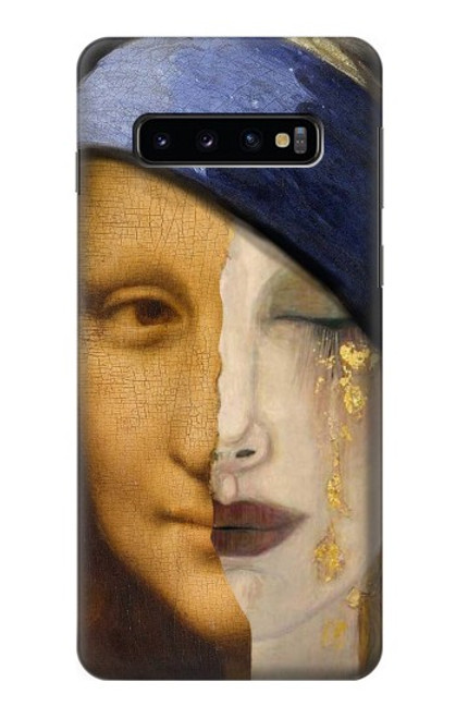 W3853 Mona Lisa Gustav Klimt Vermeer Hard Case and Leather Flip Case For Samsung Galaxy S10