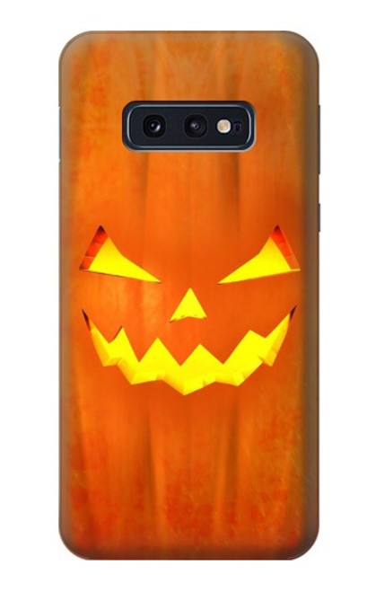 W3828 Pumpkin Halloween Hard Case and Leather Flip Case For Samsung Galaxy S10e